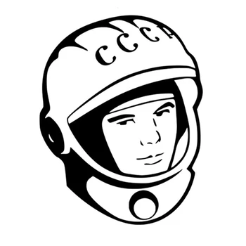 30267# Įvairių Dydžių Kosmonautas Gagarinas automobilių lipdukas vinilo decal vandeniui lipdukai ant sunkvežimių bamperis galinis langas ne bg