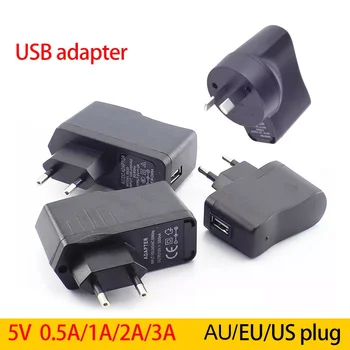 5V 0.5 A/1A/2A/3A 3000ma micro USB Keitiklis Įkrovimo Maitinimo Adapteris ES AC DC 2000ma LED Juostelės Žibintai, telefonas